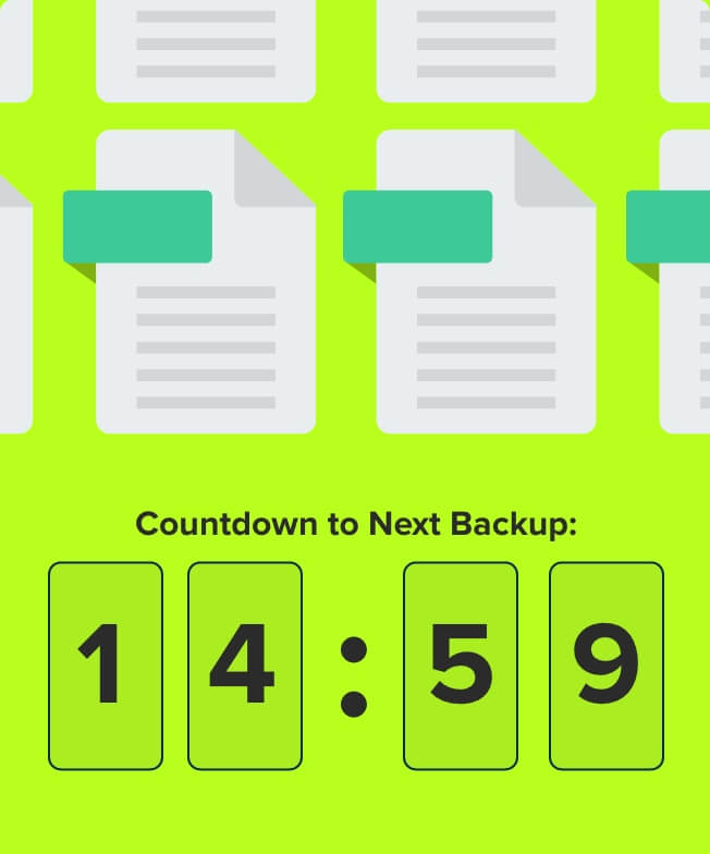 Countdown to Next Backup