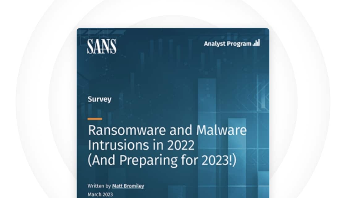 2023 SANS Ransomware Report