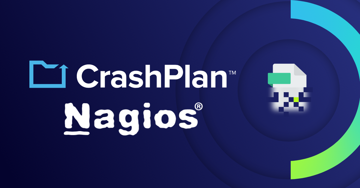 CrashPlan and Nagios logos