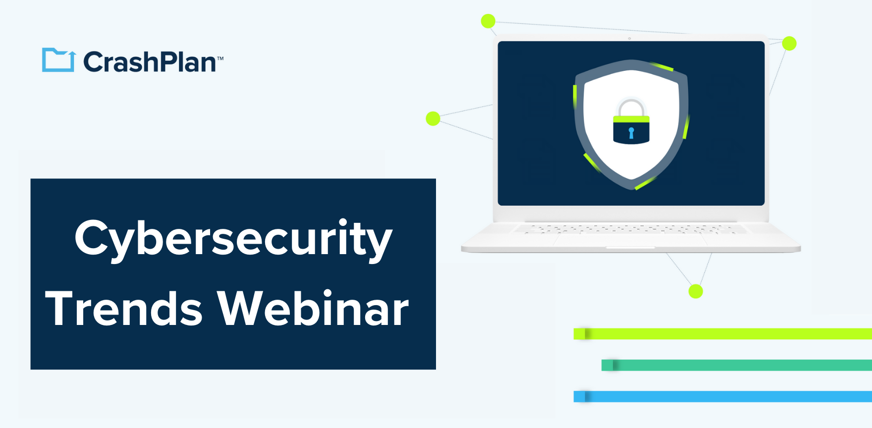 Crashplan banner image for Webinar about cybersecurity trends for 2024